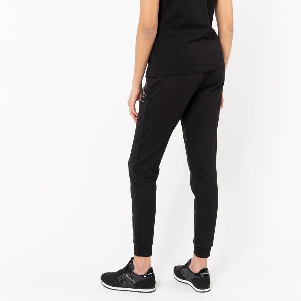 ARMANI EXCHANGE  Pantaloni Neri in Cotone Armani Exchange Donna Trasporto libero internazionale