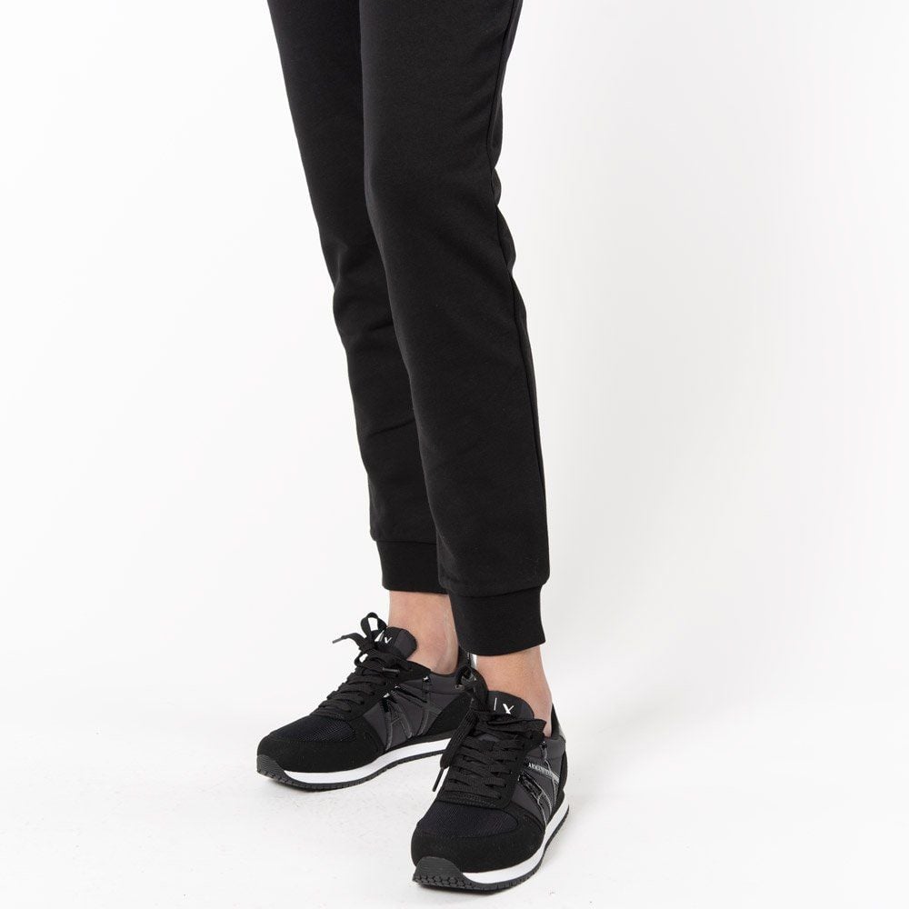 ARMANI EXCHANGE  Pantaloni Neri in Cotone Armani Exchange Donna Trasporto libero internazionale