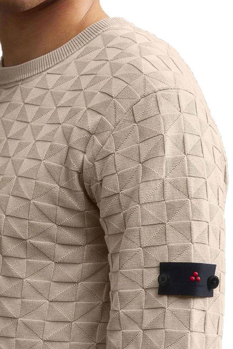 PEUTEREY  Maglione in Cotone Beige da Uomo - Peuterey PEU5192 Limitato a 3 giorni