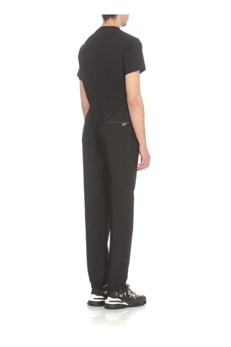 VERSACE JEANS COUTURE  Pantaloni Uomo Versace Jeans Couture in Cotone Nero Esporta salva