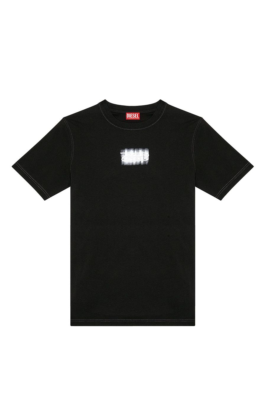 DIESEL  Maglietta Cotone Nero Uomo Diesel A12271
