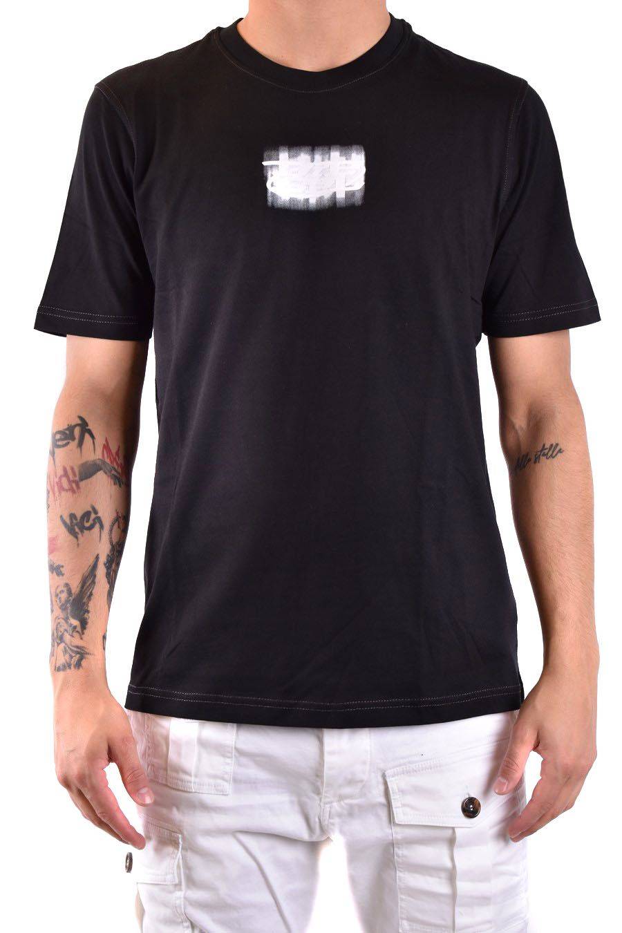 DIESEL  Maglietta Cotone Nero Uomo Diesel A12271 Black Friday Prezzi