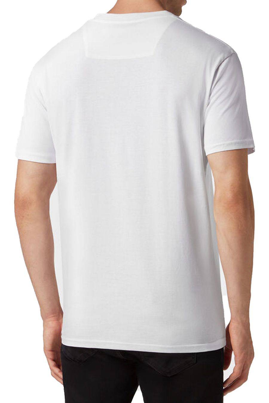 PHILIPP PLEIN  T-Shirt Uomo Philipp Plein Cotone Bianco MTK6842 In Linea