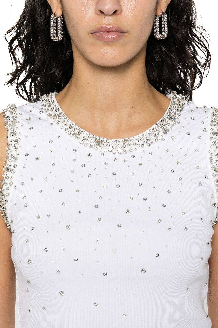 DES PHEMMES  Maglietta di Cotone Bianca DES PHEMMES per Donna - DP613197 Soddisfazione Garantita