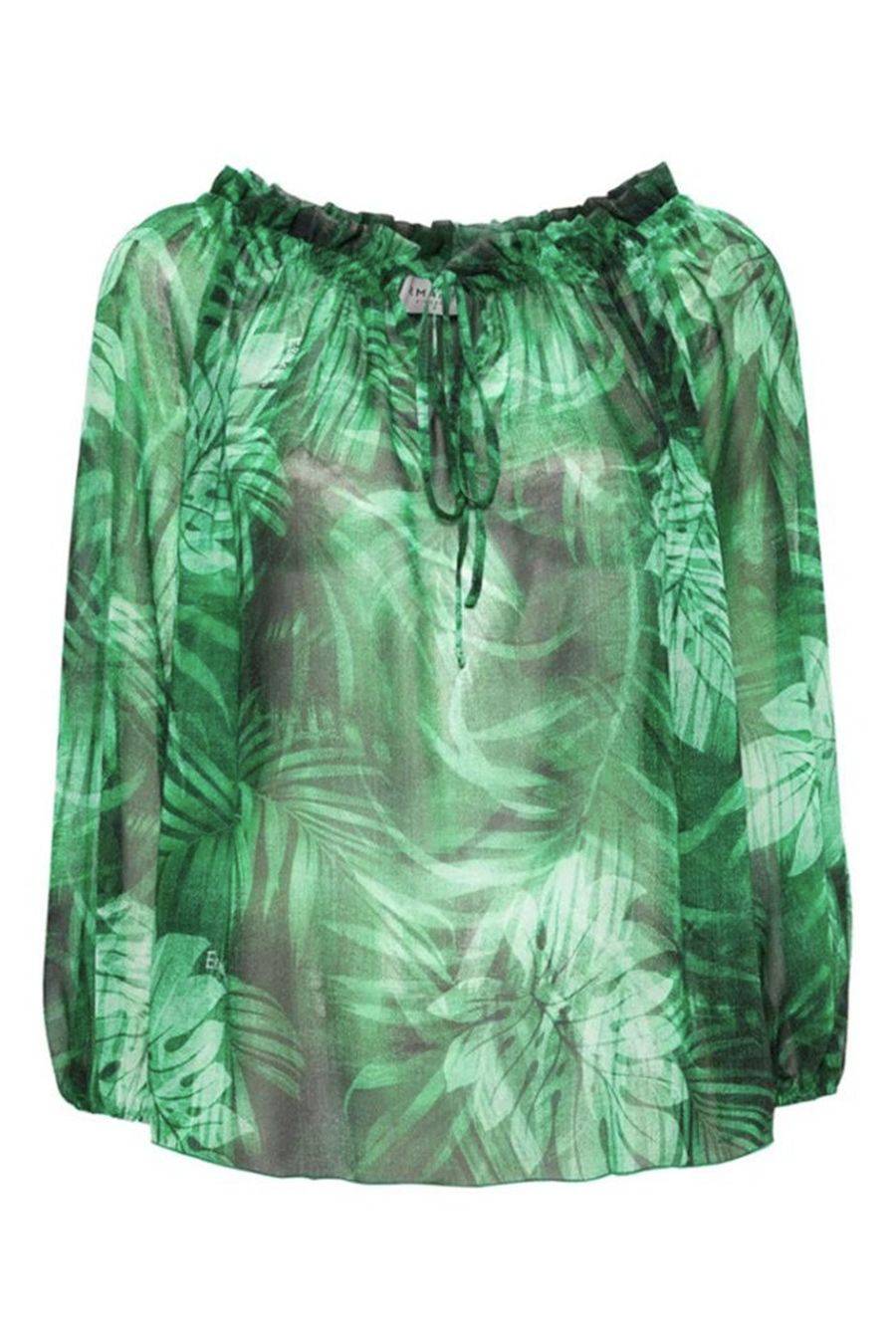 ERMANNO SCERVINO  Camicetta Verde in Poliestere Ermanno Scervino da Donna Qualità Garantita