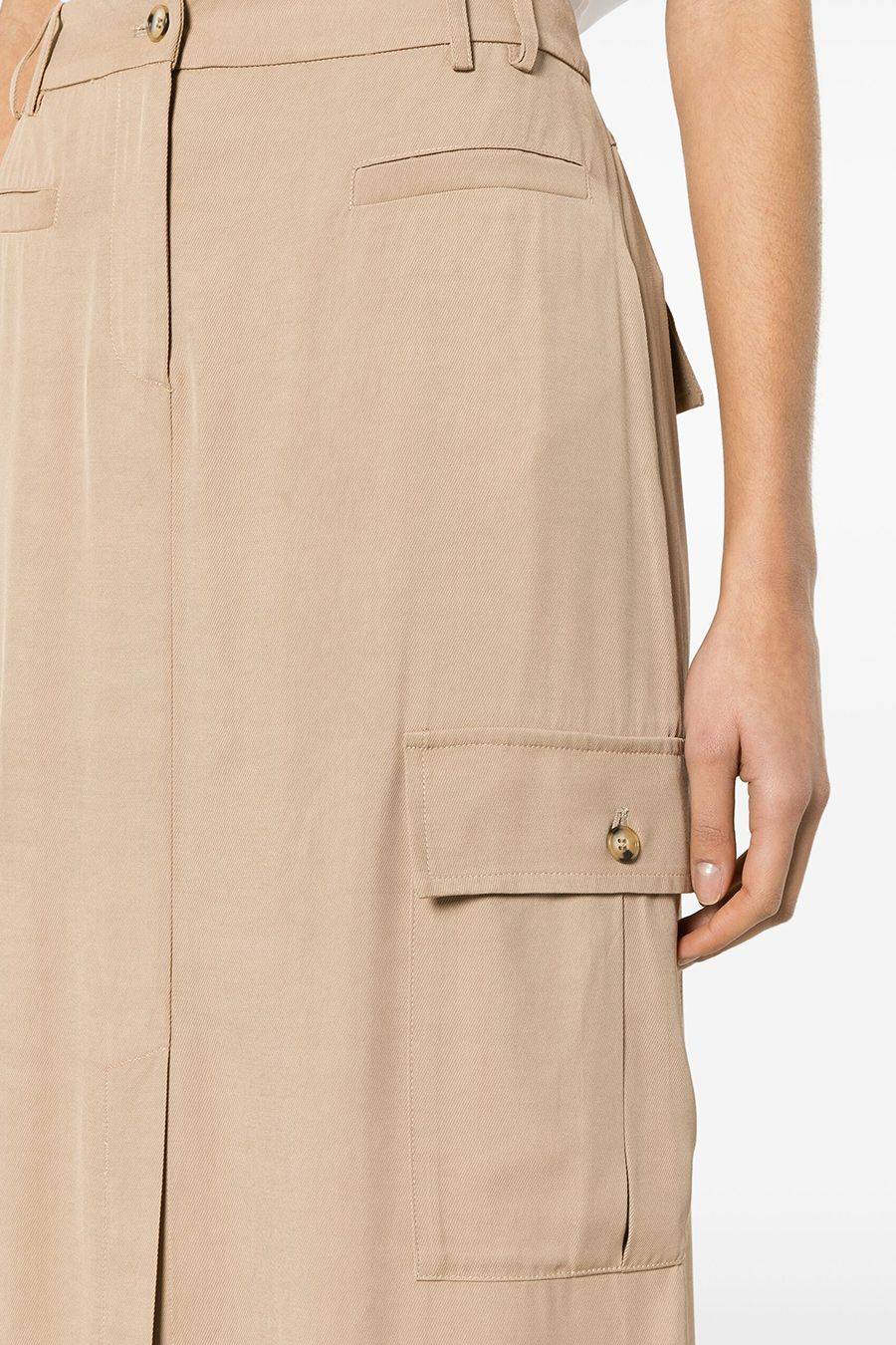 ERMANNO SCERVINO  Gonna Beige in Viscosa da Donna Ermanno Scervino Acquista Ora