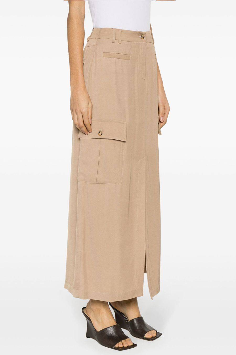 ERMANNO SCERVINO  Gonna Beige in Viscosa da Donna Ermanno Scervino Acquista Ora