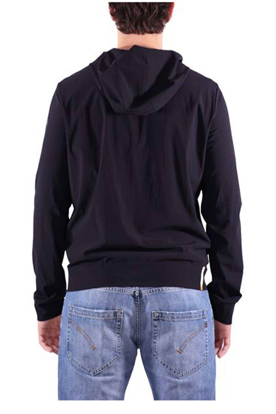RRD - ROBERTO RICCI DESIGNS  Felpa Uomo RRD Nera in Tessuto Tecnico Consegna Veloce