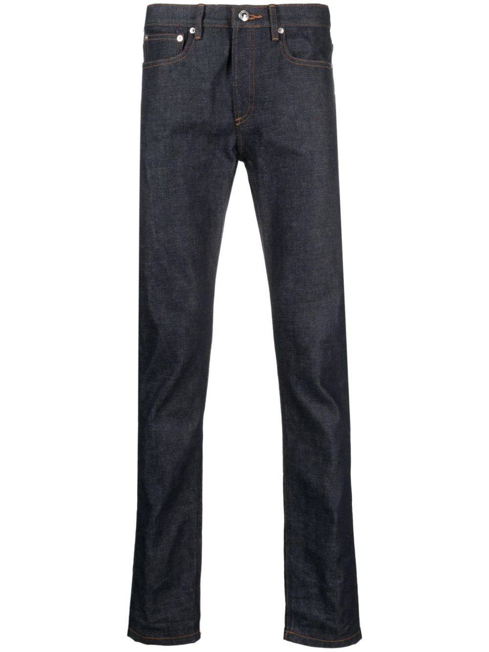 A.P.C.  Pantaloni Uomo Cotone Lightblue A.P.C. Petit New Standard Fino Al -60%