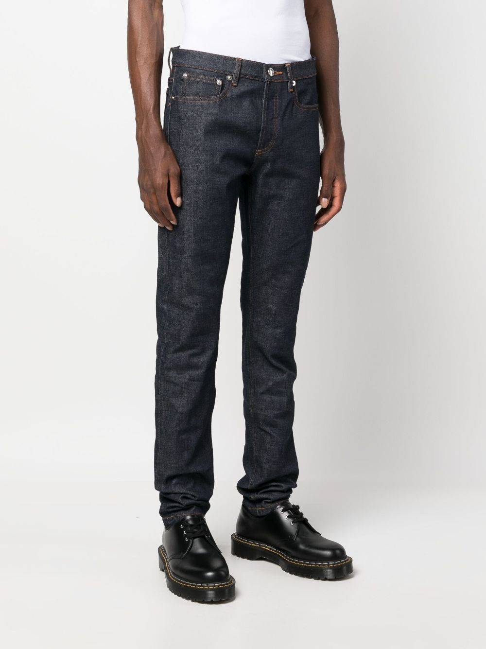 A.P.C.  Pantaloni Uomo Cotone Lightblue A.P.C. Petit New Standard Fino Al -60%