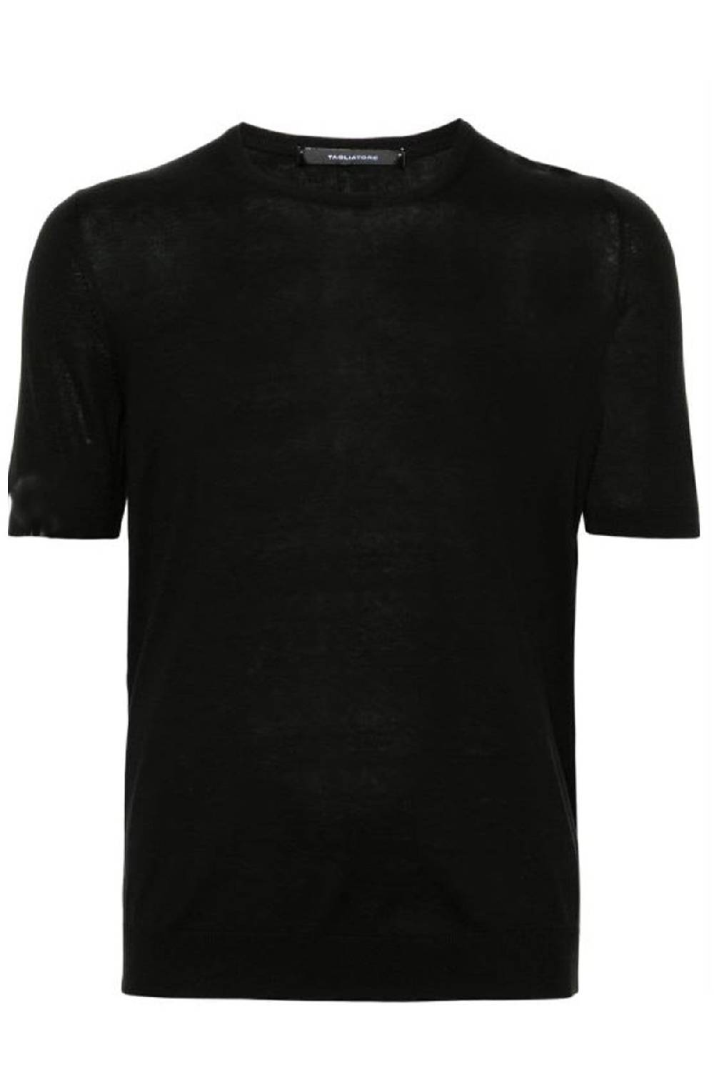 TAGLIATORE  T-Shirt di Seta Nera TAGLIATORE Uomo - JOSH GSE24-03099 Prezzo Ridotto