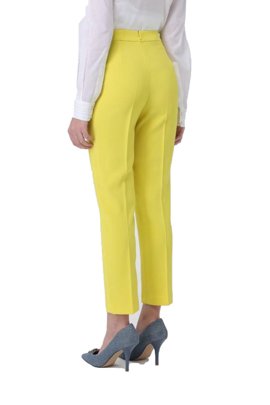PINKO  Pantaloni Gialli da Donna PINKO - Mix di Acetato e Poliestere Novità