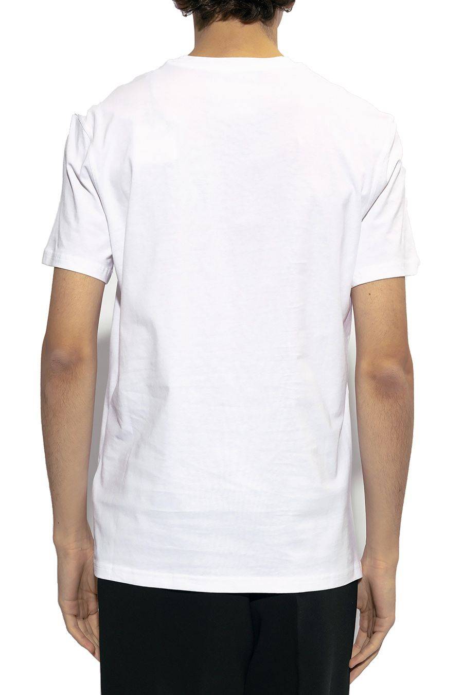 MOSCHINO  T-Shirt Cotone Bianco Moschino V0729 20411001 Uomo Presa