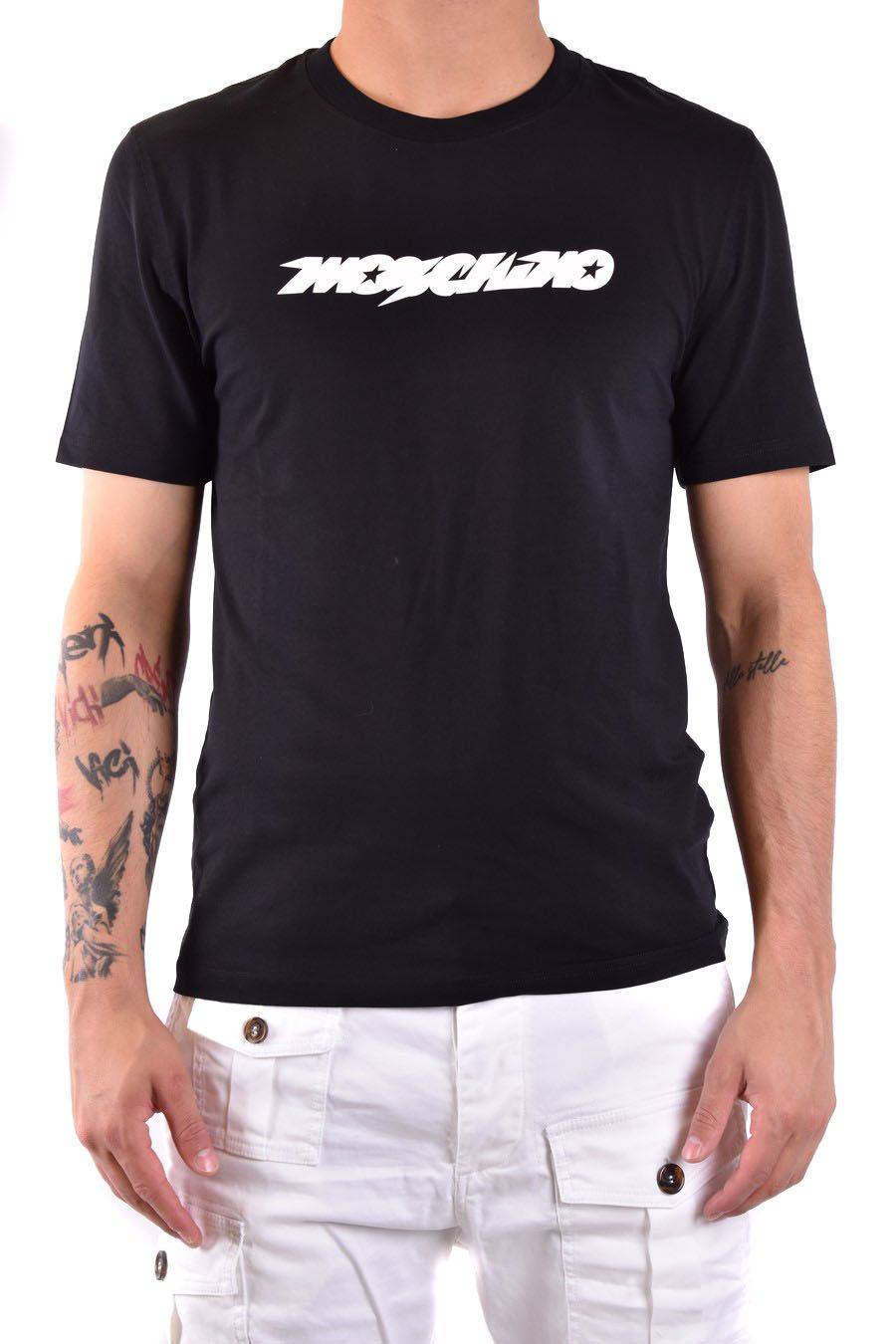 MOSCHINO  T-Shirt MOSCHINO Cotone Nero Uomo Offerte