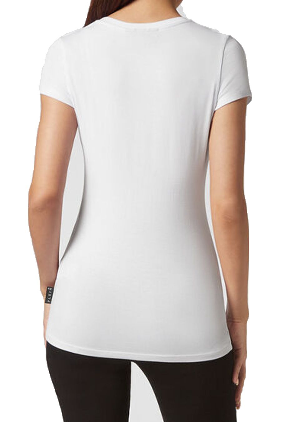 PHILIPP PLEIN  T-Shirt Bianca in Cotone da Donna PHILIPP PLEIN Hotsell
