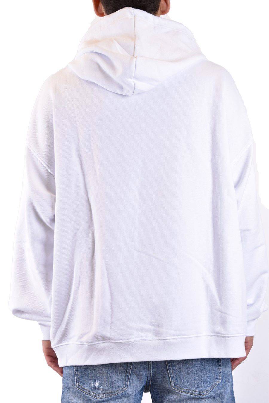 DSQUARED2  Felpa Uomo DSQUARED2 Cotone Bianco S71GU0655 S25551100 Saldi Di Fabbrica