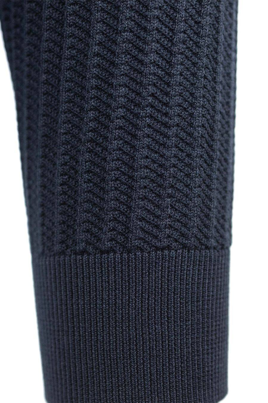 EMPORIO ARMANI  Maglione di Cotone Azzurro Cielo Emporio Armani Uomo Vendite Flash