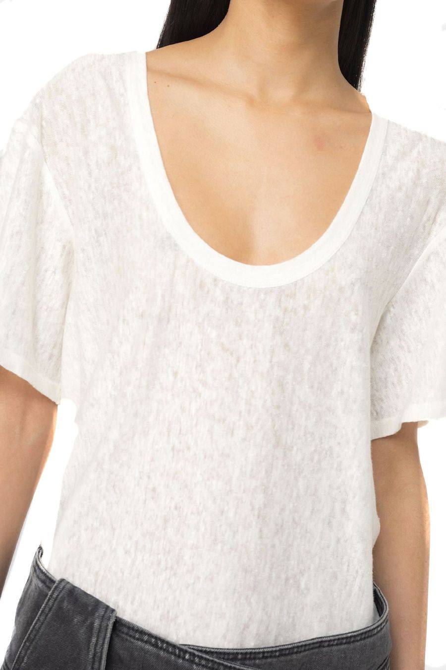 PINKO  Maglietta Viscosa Bianca PINKO da Donna Shopping online