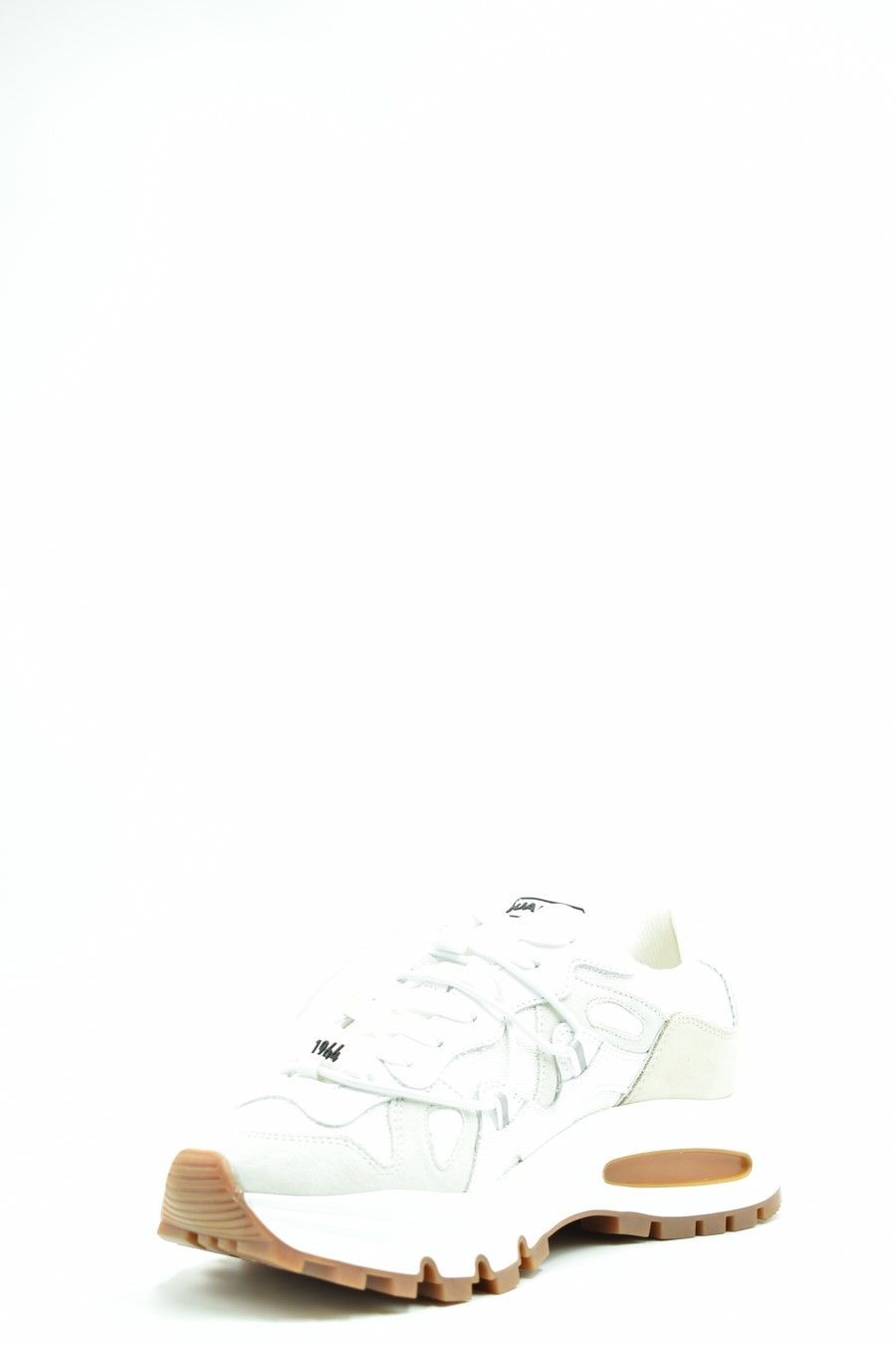 DSQUARED2  Sneakers Donna DSQUARED2 in Pelle Bianca Black Friday