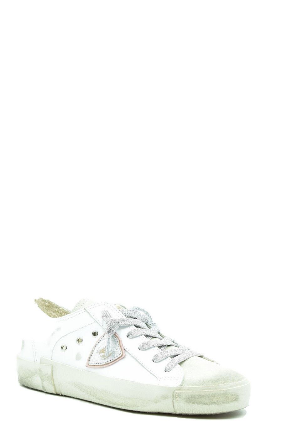 PHILIPPE MODEL  Sneakers in Pelle Bianca Philippe Model Donna PRLDVC01 Cyber Monday