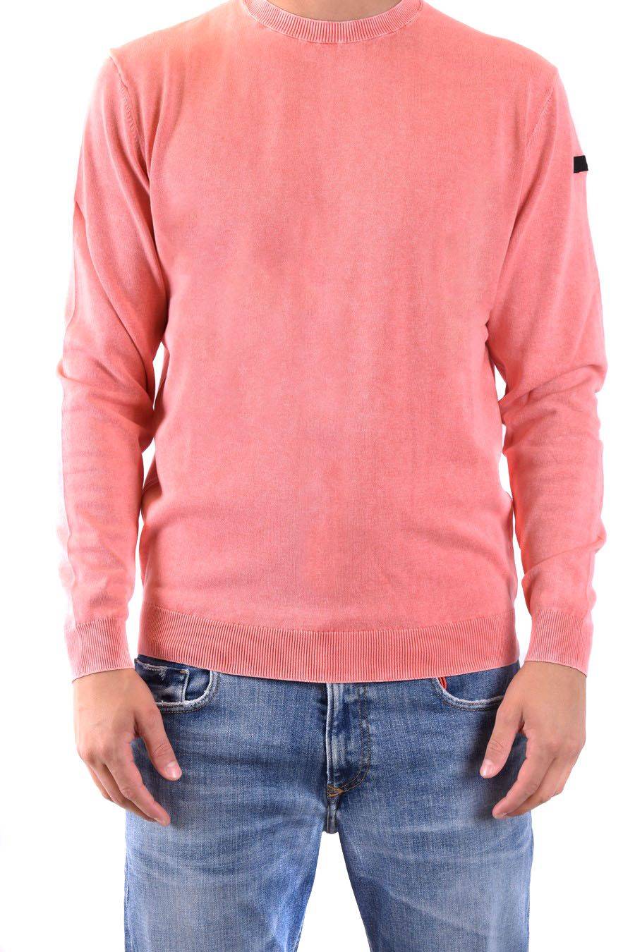 RRD - ROBERTO RICCI DESIGNS  Maglione in Cotone da Uomo RRD - Arancione Offerta Anniversario