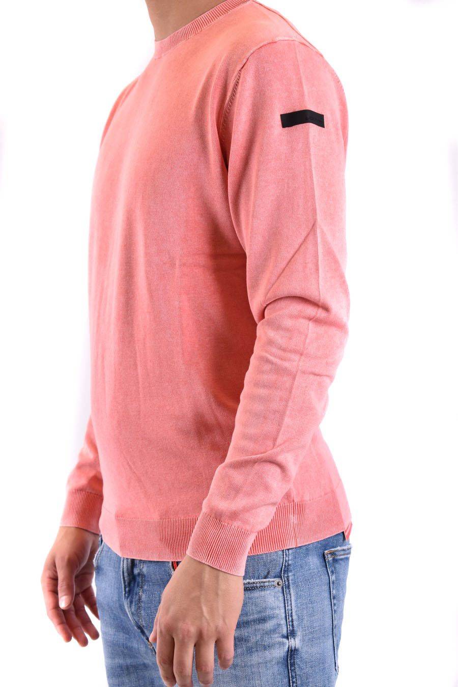 RRD - ROBERTO RICCI DESIGNS  Maglione in Cotone da Uomo RRD - Arancione Offerta Anniversario