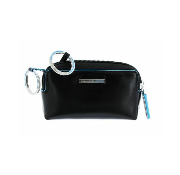 PIQUADRO  Portachiavi Unisex in Pelle Nera Piquadro Offerte giornaliere