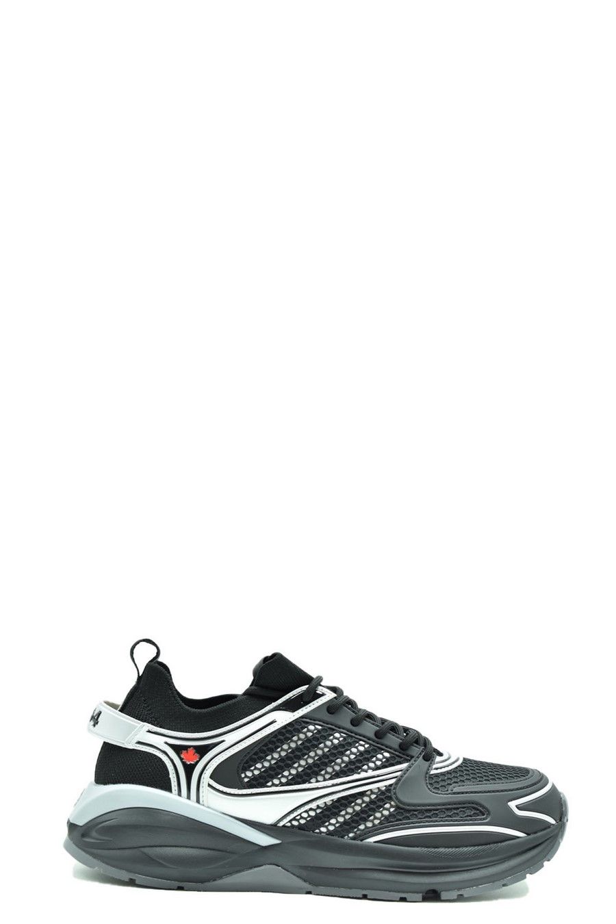 DSQUARED2  Sneakers Donna DSQUARED2 Nere in Poliestere SNW0332 Ritorno libero