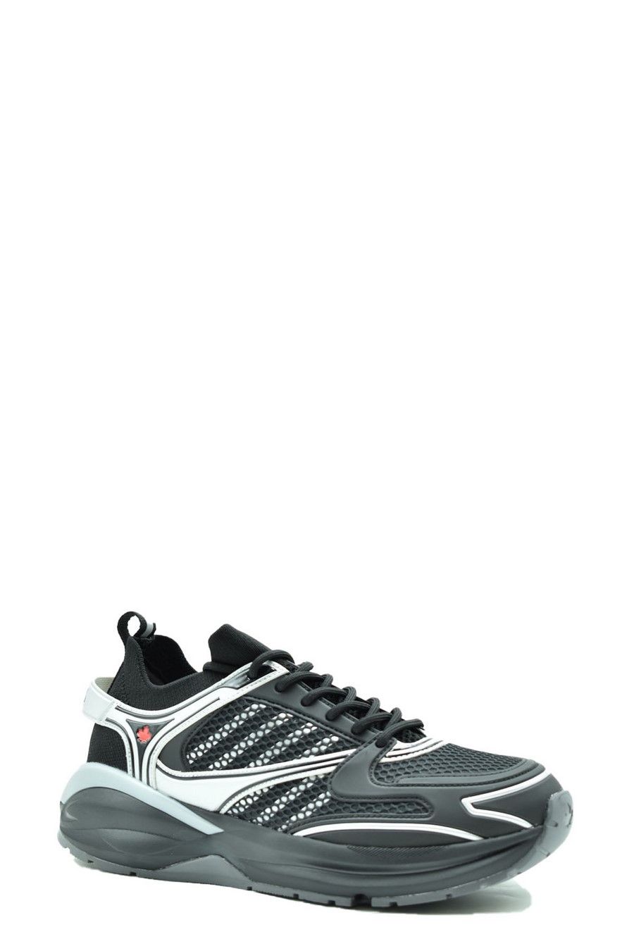 DSQUARED2  Sneakers Donna DSQUARED2 Nere in Poliestere SNW0332 Ritorno libero