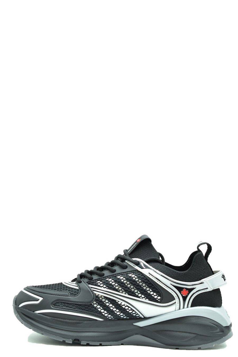 DSQUARED2  Sneakers Donna DSQUARED2 Nere in Poliestere SNW0332 Ritorno libero