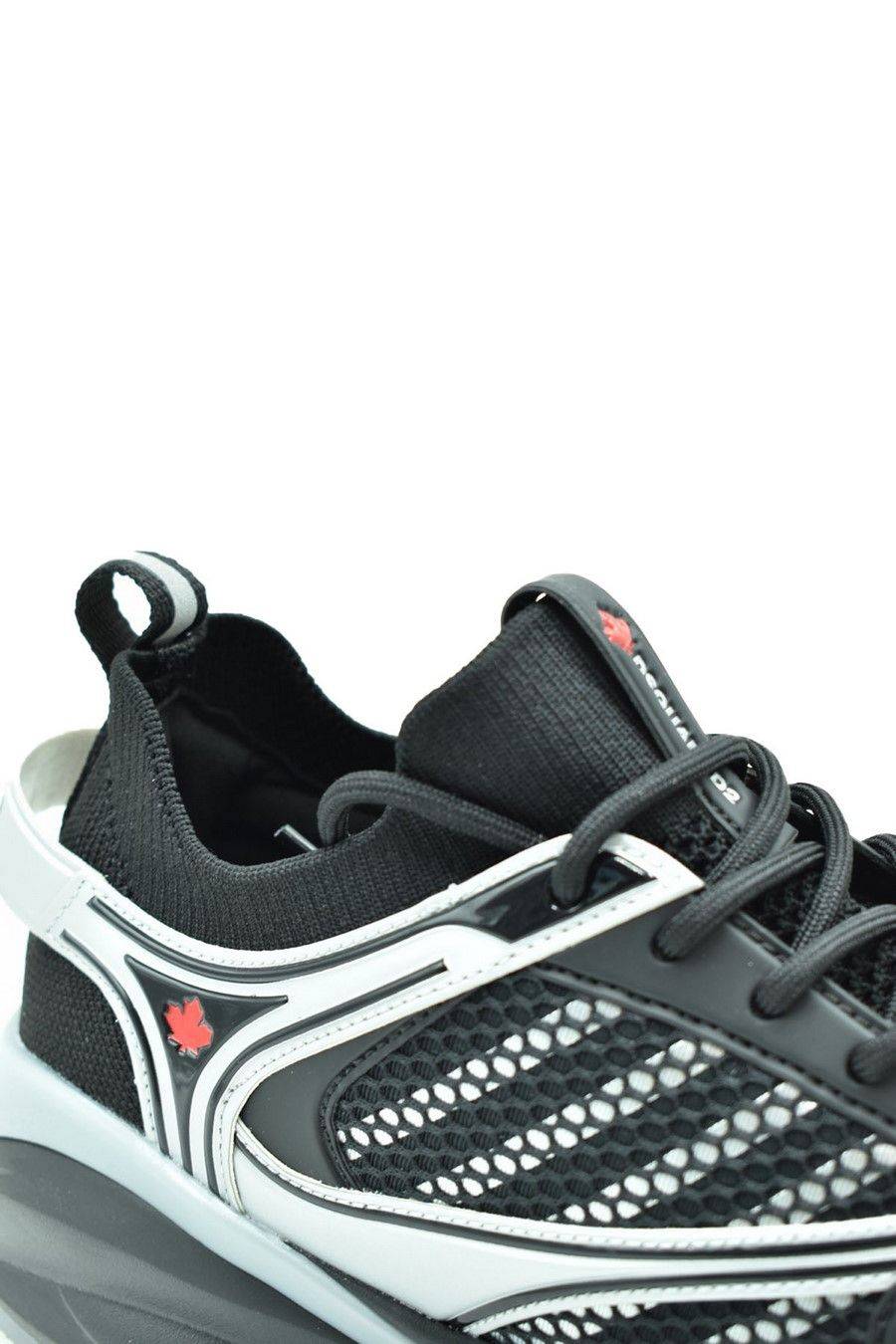 DSQUARED2  Sneakers Donna DSQUARED2 Nere in Poliestere SNW0332 Ritorno libero