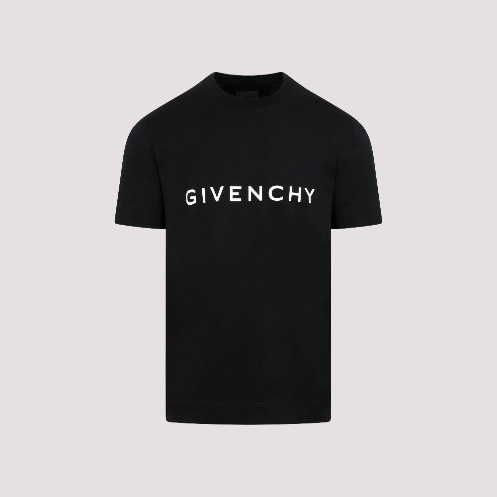 GIVENCHY  T-Shirt Logo Cotone Nero Givenchy Uomo Rilascio limitato