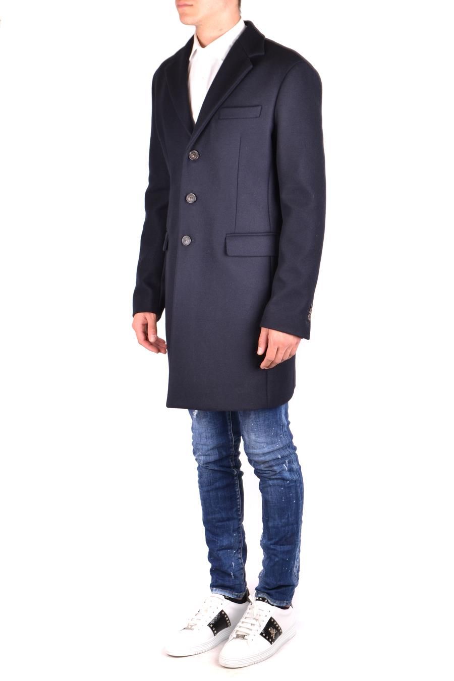 DSQUARED2  Giacca da Uomo in Lana e Poliammide Blu Navy DSQUARED2 Fino al 65% di sconto