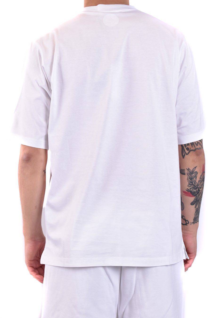 DSQUARED2  T-Shirt Uomo in Cotone Bianco DSQUARED2 Sostegno trimestrale