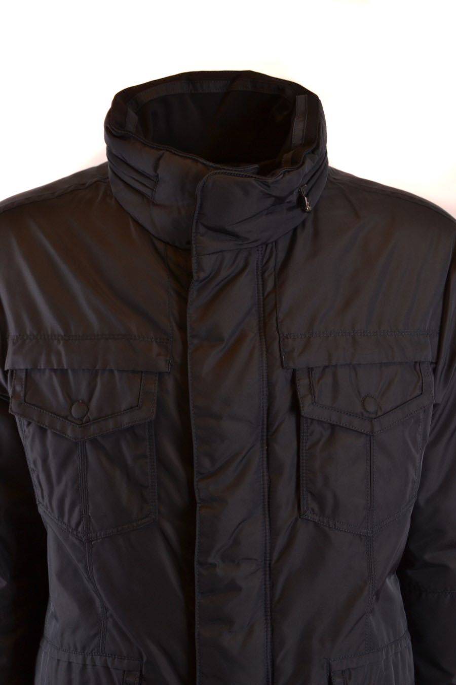 PEUTEREY  Giacca Uomo Peuterey STRIPES OXF in Piumino Blu Fino al 55% di sconto