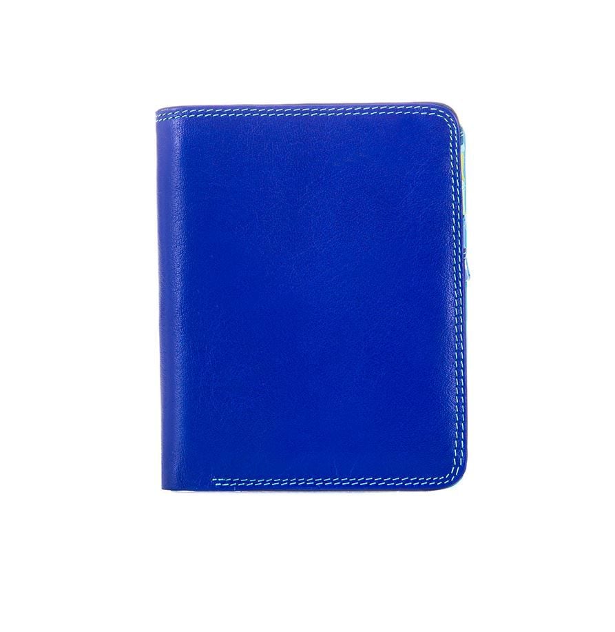 MYWALIT  Portafoglio in Pelle con Zip Medium Mywalit in Blu China Enormi sconti