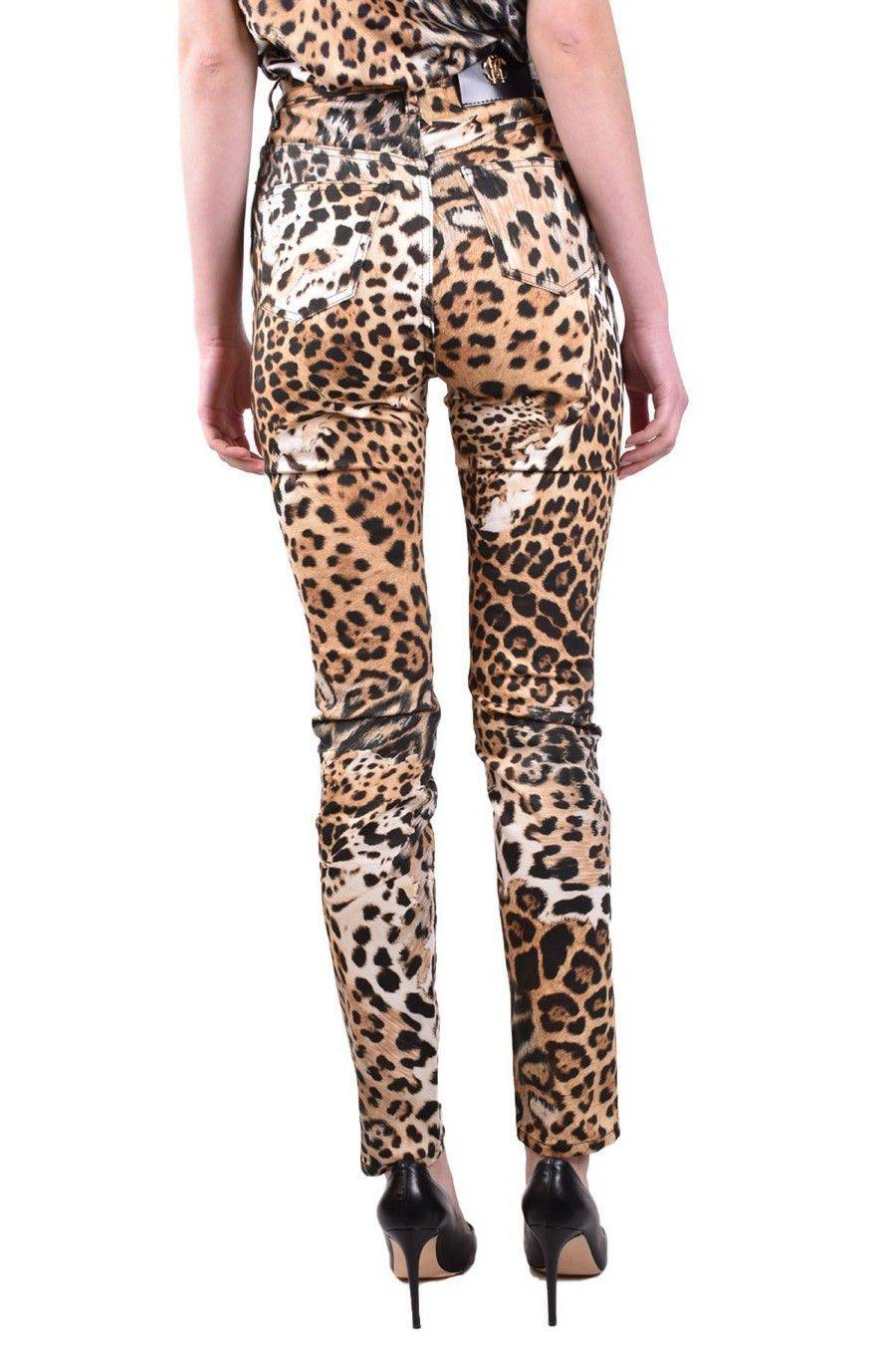 ROBERTO CAVALLI  Pantaloni Donna Cotone Beige ROBERTO CAVALLI Officina