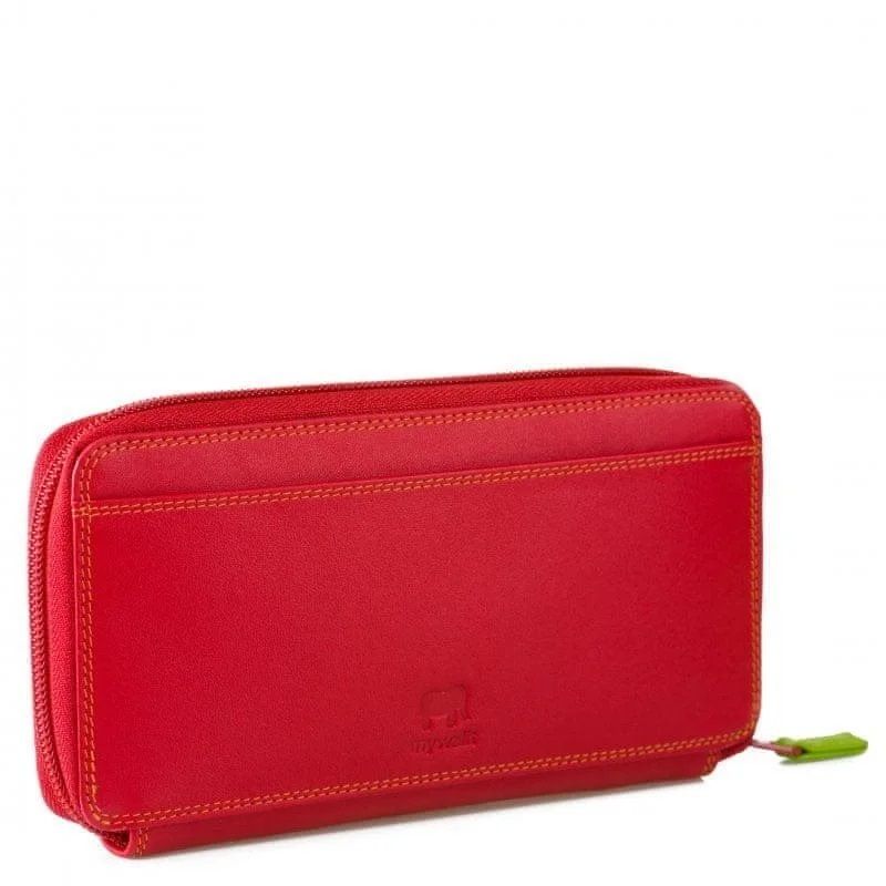 MYWALIT  Portafoglio Donna Mywalit Arancione in Pelle - Porta Carte e Monete Esporta salva