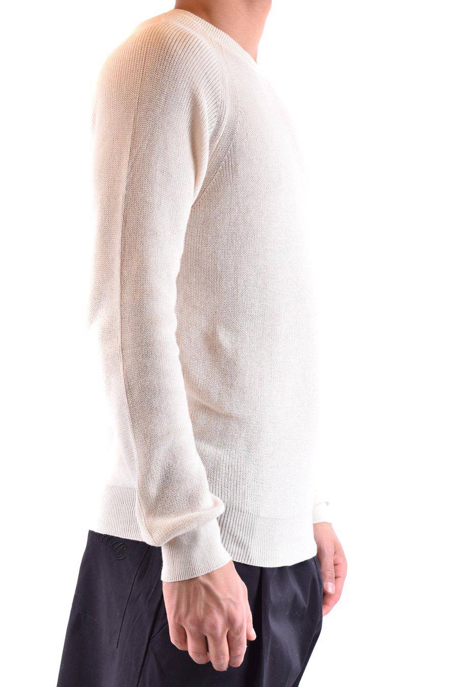 LANEUS  Maglione Uomo Cotone Celeste - LANEUS MGU1428LATTE In vendita
