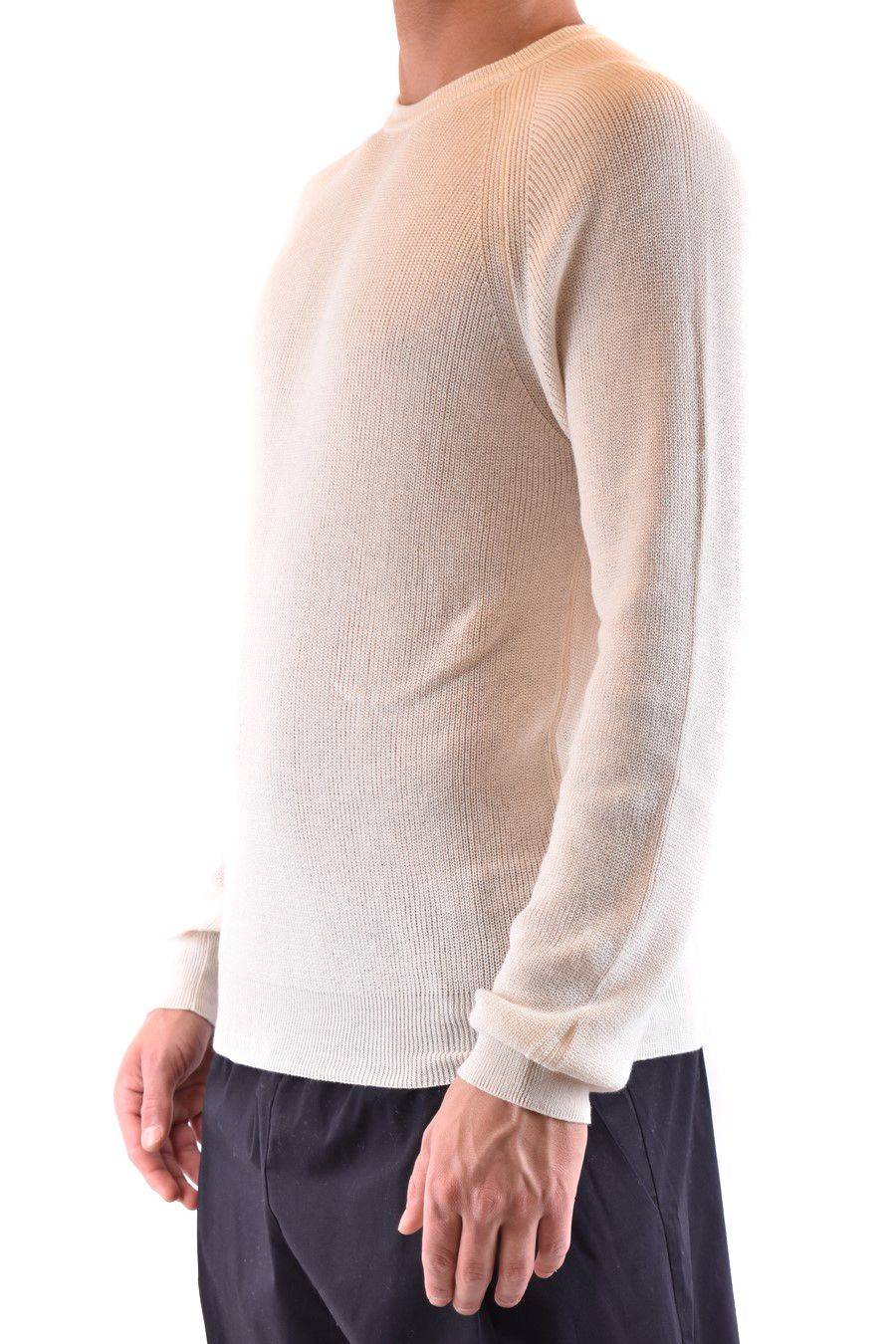 LANEUS  Maglione Uomo Cotone Celeste - LANEUS MGU1428LATTE In vendita