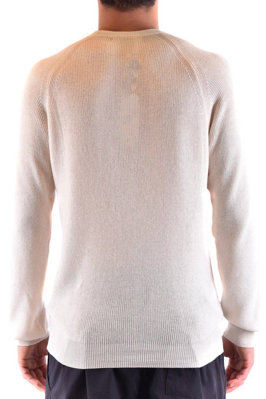 LANEUS  Maglione Uomo Cotone Celeste - LANEUS MGU1428LATTE In vendita