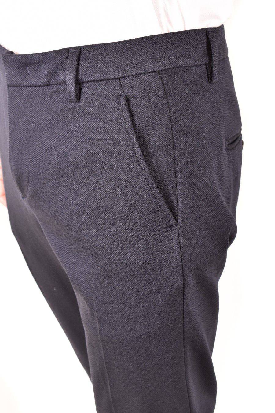 DONDUP  Pantaloni Uomo DONDUP Azzurro in Tessuto Elasticizzato Duty-free