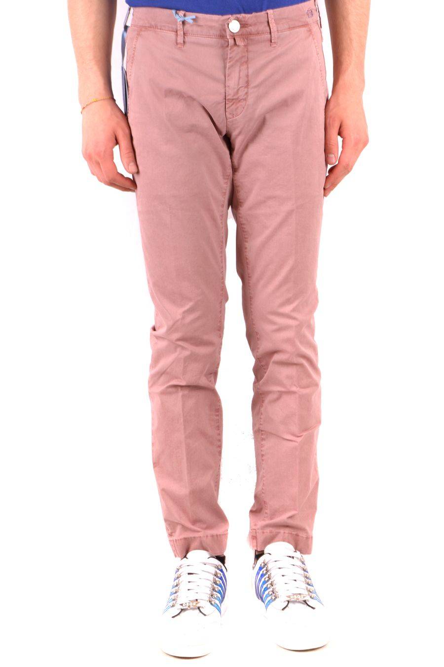 JACOB COHEN  Pantaloni Uomo Cotone Elasticizzato Rosa Jacob Cohen Italia