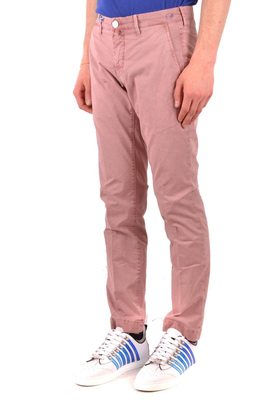 JACOB COHEN  Pantaloni Uomo Cotone Elasticizzato Rosa Jacob Cohen Italia