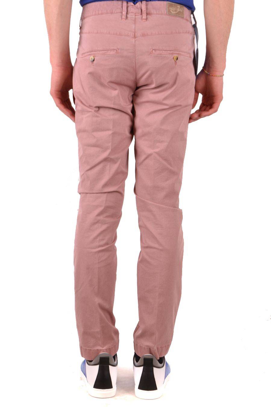 JACOB COHEN  Pantaloni Uomo Cotone Elasticizzato Rosa Jacob Cohen Italia