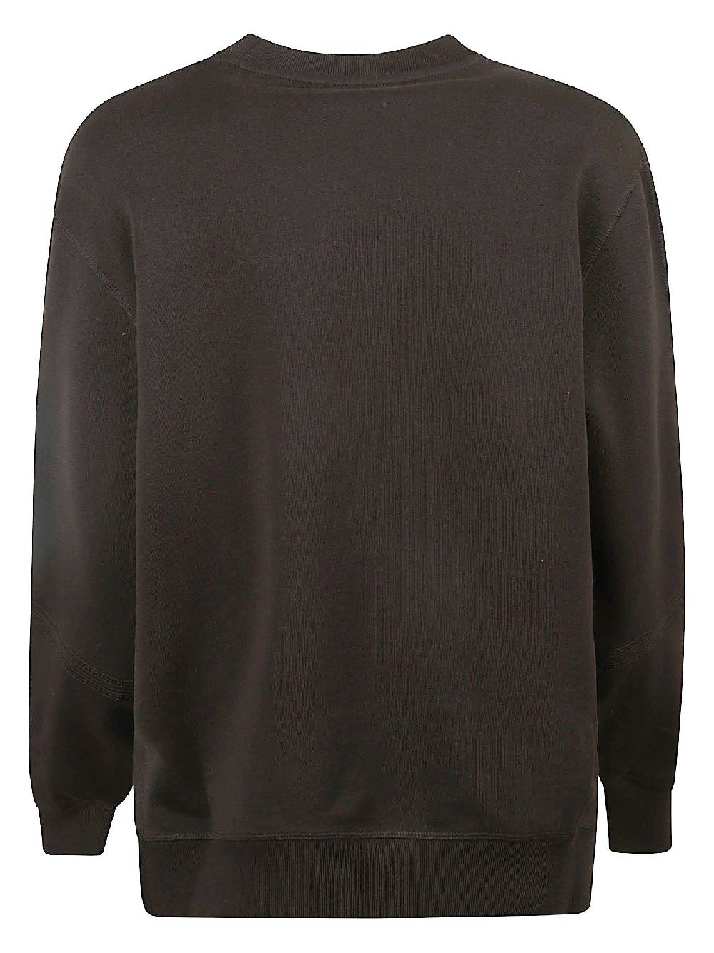 MONCLER  Felpa Moncler Nera in Cotone con Logo e Girocollo Spedizione Gratuita