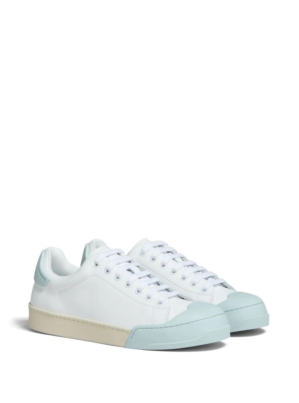MARNI  Sneakers da Donna MARNI in Pelle di Vitello Bianca Consegna Veloce