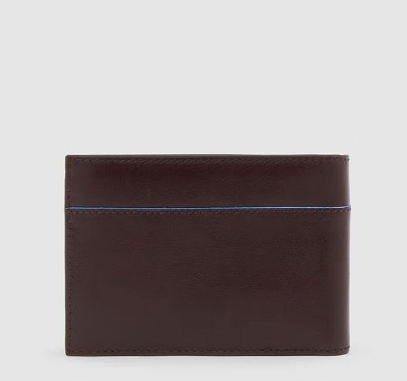 PIQUADRO  Portafoglio Piquadro Uomo in Pelle Marrone Scuro RFID Affare Del Giorno