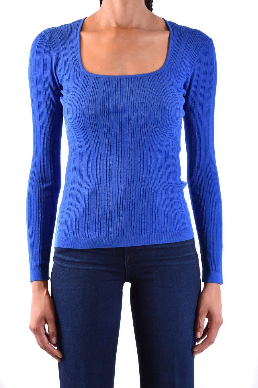 DIANE VON FURSTENBERG  Maglia Blu in Miscela di Viscosa - Moda Donna Diane Von Furstenberg