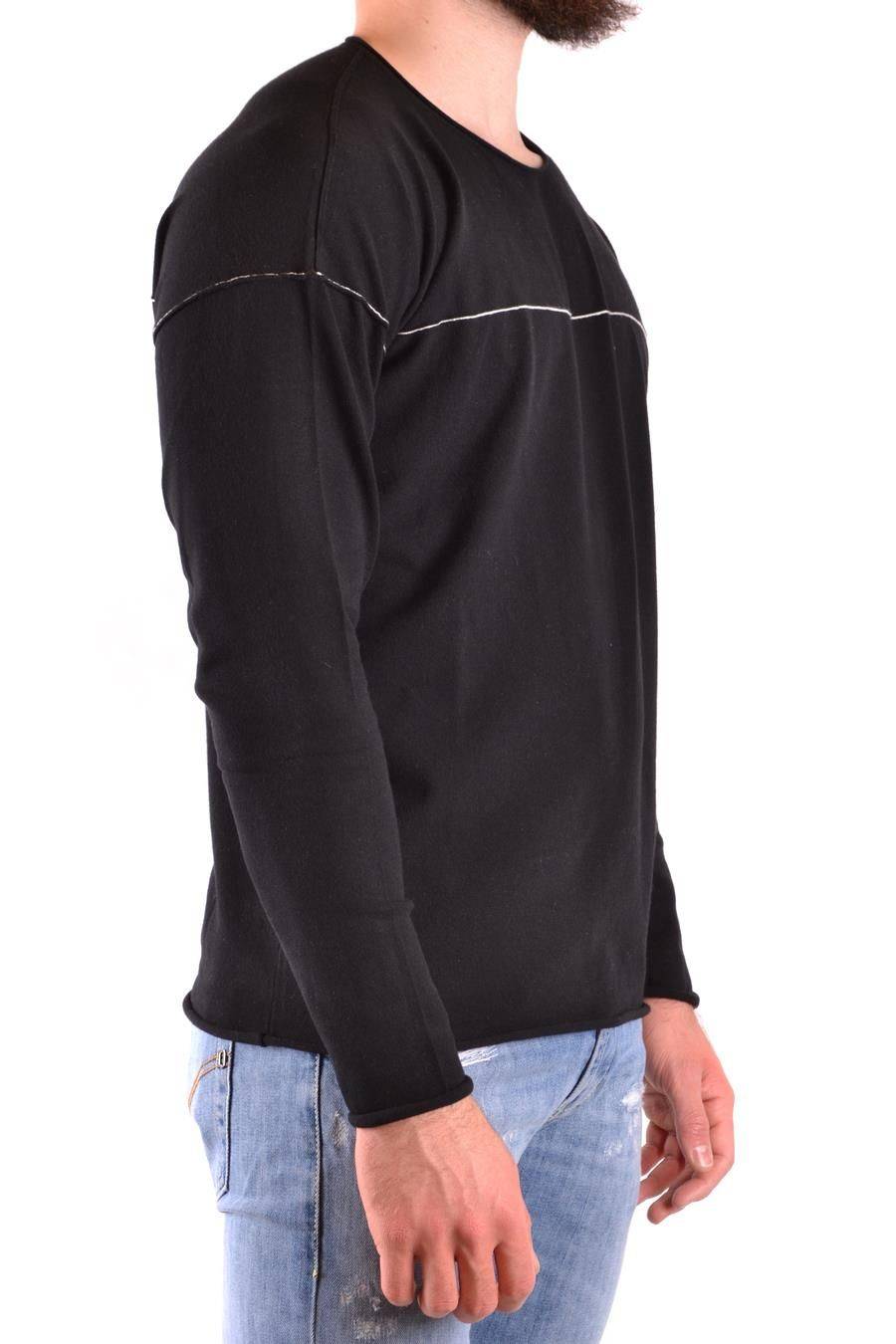 ISABEL BENENATO  Maglione Nero Uomo Isabel Benenato in Viscosa e Poliestere Saldi